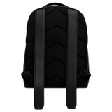 Back product shot of the Oroton Larsen Backpack in Black and Coated Canvas for Men