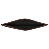 Oroton Otto Credit Card Sleeve in Cedar and Veg Leather for Men