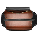 Internal product shot of the Oroton Muse Day Bag in Black and Saffiano / Smooth Leather for Women