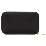 Oroton Muse Mini Book Wallet in Black and Saffiano And Smooth Leather for Women