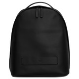 Front product shot of the Oroton Liam Backpack in Black and Smooth Leather for Men