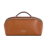 Oroton Muse Small Beauty Case in Cognac and Saffiano And Smooth Leather for Women
