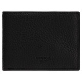 Oroton Weston 4 Card Mini Wallet in Black and Pebble Leather for Men