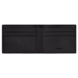 Oroton Weston 4 Card Mini Wallet in Black and Pebble Leather for Men