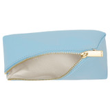 Internal product shot of the Oroton Ivy Small Zip Case in Lagoon and Smooth Leather for Women