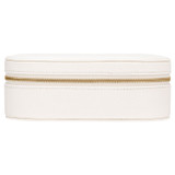 Oroton Jude Jewellery Case in Pure White and Pebble Leather for Women