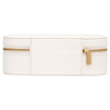 Oroton Jude Jewellery Case in Pure White and Pebble Leather for Women