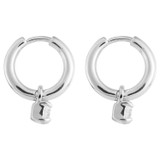 Oroton Keely Hoops in Silver/Clear and  for Women