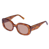 Oroton Haylen Sunglasses in Amber Tort and Acetate for Women