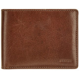 Front product shot of the Oroton Katoomba 8 Credit Card Wallet in Whiskey and Vegetable Tanned Leather for Men