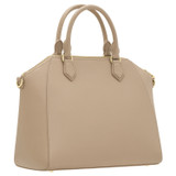 Back product shot of the Oroton Inez Day Bag in Fawn and Saffiano Leather for Women