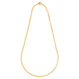Oroton Inez Linked Chain Necklace in Gold and Brass Base With 18CT Gold Plating for Women