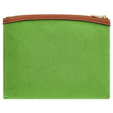 Oroton Boyd Medium Pouch in Garden/Brandy and Cotton Twill Canvas with Recycled Leather Trim for Women