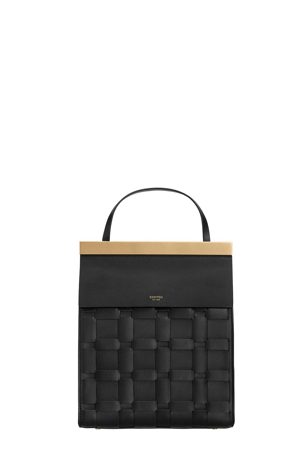 Jerome Woven Day Bag in Black