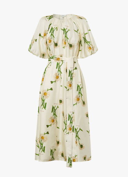 Oroton Field Daisy Silk Dress